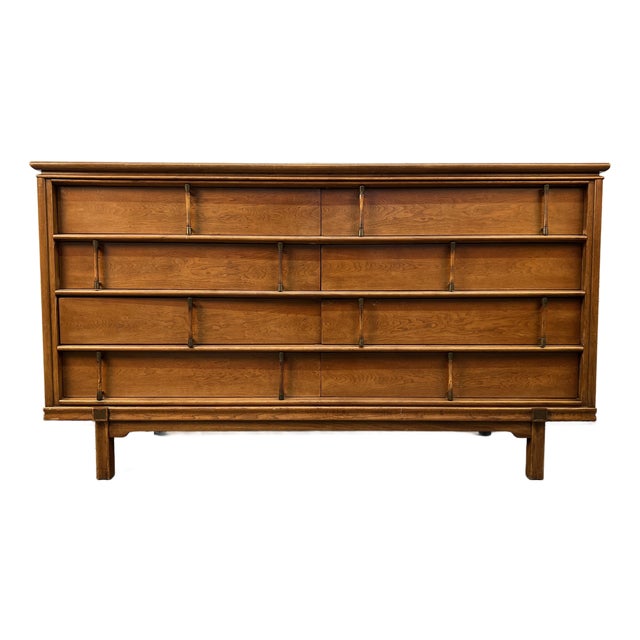 Mid-Century Modern Double Dresser by j.b. Van Sciver Co. Furniture For Sale