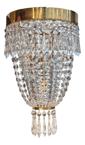 Crystal Wall Lamp by Bakalowits, 2010s