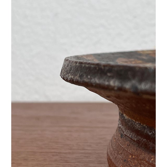 Mid-Century Modern Danish Studio Pottery Large Bowl by Lisbeth Sallingboe for Jelling Keramik, 1960s For Sale - Image 4 of 13