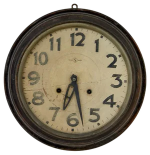 Vintage Japanese Trade S Mark Tokyo Wall Clock, 1920s