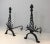 Twisted Wrought Iron Andirons with Finials, French, circa 1920 - A Pair For Sale - Image 10 of 13
