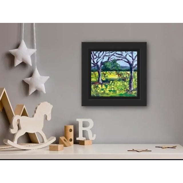 Quiet Places & Journeys — Suisun Valley Mustard Grass (Original Oil Landscape) For Sale - Image 4 of 7