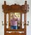 Antique Early 20th C American Oak Hall Tree For Sale - Image 4 of 10