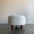 Custom Handcrafted Kidney Ottoman For Sale - Image 4 of 13