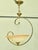 Modern Modernist Asymmetrical Brass and Glass Ceiling Light, 1970 For Sale - Image 3 of 8