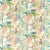 Sanderson Rain Forest Embroidery Fabric in Tropical - a Sample For Sale