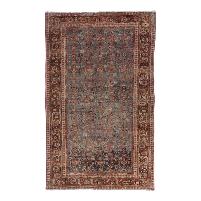 Antique Persian Bijar Rug - 04'04 X 06'10 For Sale