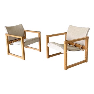 Diana Safari Chair Set by Karin Möbring for Ikea, 1990s, Set of 2 For Sale