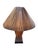 1990s Japanese Sculptural Nature-Inspired Table Lamp With Ribbed Bamboo Shade, Dragonfly and Frog Finial For Sale In Greensboro - Image 6 of 11