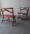 Primitive Bespoke Bench Chairs - a Pair For Sale - Image 10 of 10