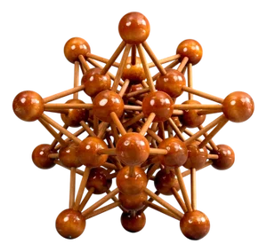 Wooden Atom Model, Holland, 1960s