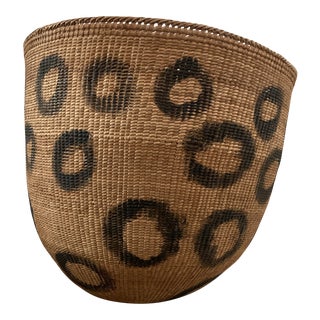 1960s Yanomami Indian Tribal Burden Basket For Sale