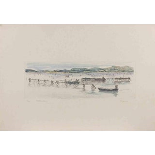 Salvatore Sechi De Gonare, Miticulture, Etching, 1973 For Sale