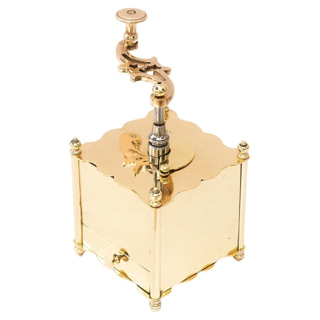 Brass Coffee Grinder, 1920s For Sale - Image 12 of 12