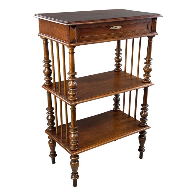 Vintage Shelf with Drawer, 1870s For Sale