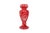1960s Mid-Century Red and White Marbled Murano Vase, 1960s For Sale - Image 5 of 5