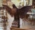 Decorate an office"s shelf or a study with this elegant antique carved Imperial eagle. Crafted in France circa 1830, and...