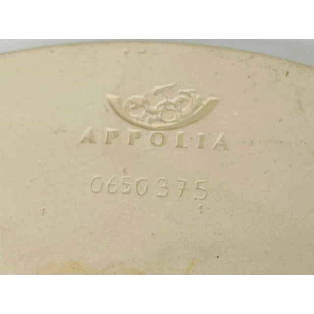 Ceramic 1990s Appolia French Ceramic Green Holy Berry Serving Dish For Sale - Image 7 of 9