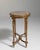 Carved giltwood gueridon table in Antique Gold Giltwood. The antique gold giltwood surface highlights oval marble top,...