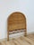 Mid 20th Century Vintage, Coastal, Boho Wicker Woven Wicker and Rattan, Twin Headboard Bed Accent For Sale - Image 5 of 14