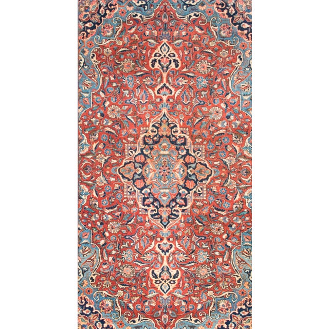 Early 20th Century Persian Kashan Rug For Sale - Image 11 of 16