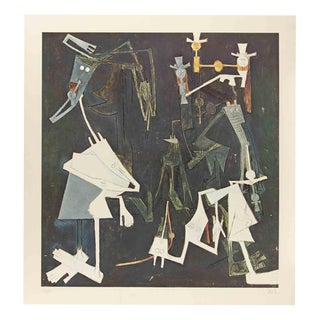 Wifredo Lam, Untitled Surrealist Composition, 1970s, Lithograph For Sale