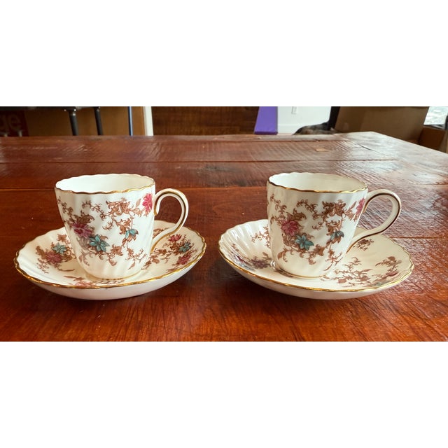 Minton "Ancestral" 102-Piece Fine Bone China Set From 1952; Service for 12 For Sale In Boston - Image 6 of 18