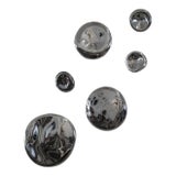 Image of "Mercury Drops (Silver)" Blown Glass Fine Art Installation For Sale