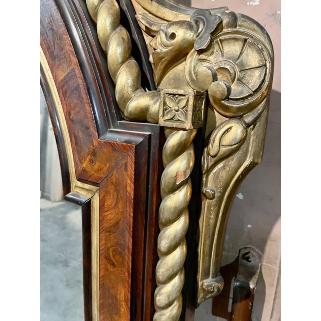 1900 - 1909 Large Antique Pier Mirror For Sale - Image 5 of 12