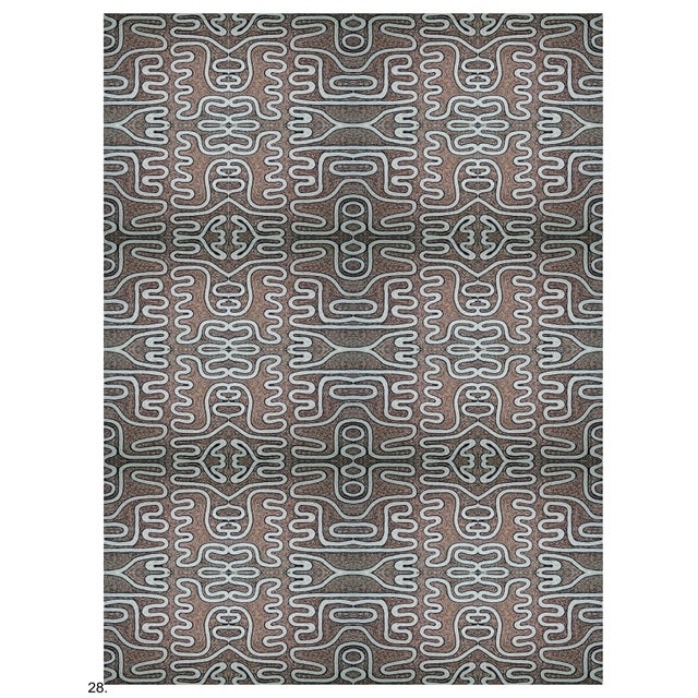 Custom Hand Made Abaca Fibre Premium Quality Rugs Sample2x2Ft. For Sale - Image 6 of 18