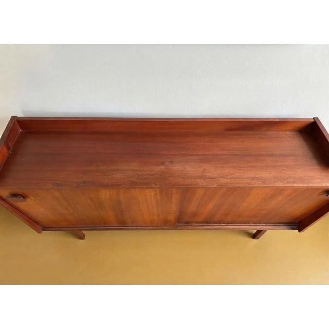 1950s Danish Teak Sideboard with Doors and Drawers, 1960s For Sale - Image 5 of 6