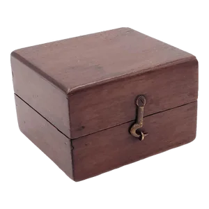 Victorian Small Mahogany Box, u.k. Circa 1860