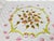 Vintage Italian Porcelain Cake Pastry Display Pedestal Stand Seashell Scalloped Edge and Hand-Painted Strawberries Made in Italy For Sale In Greenville, SC - Image 6 of 12