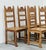 Vintage Oak High-Back Dining Chairs, Set of 6 For Sale - Image 5 of 14