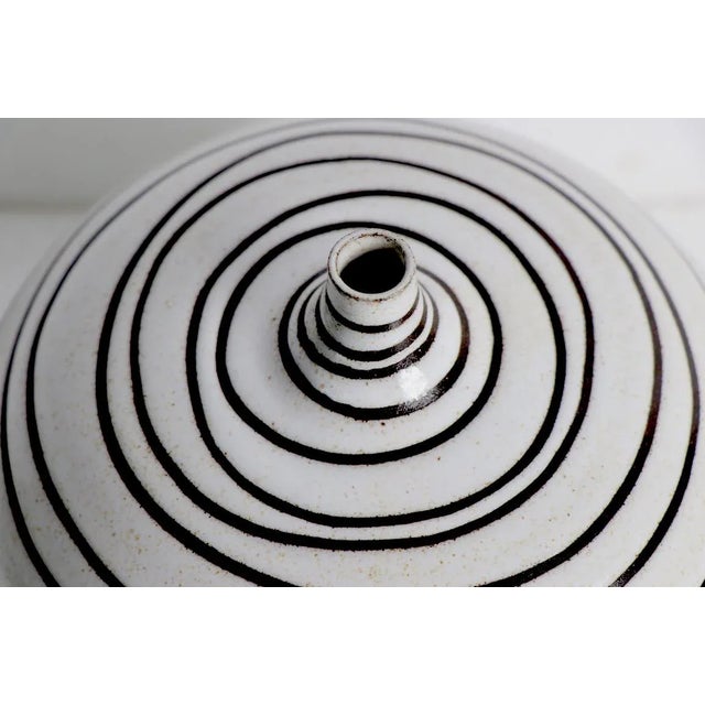 Sand Art Pottery Vase by Noted Ceramic Artist Boyan Moskov 2011 For Sale - Image 8 of 13