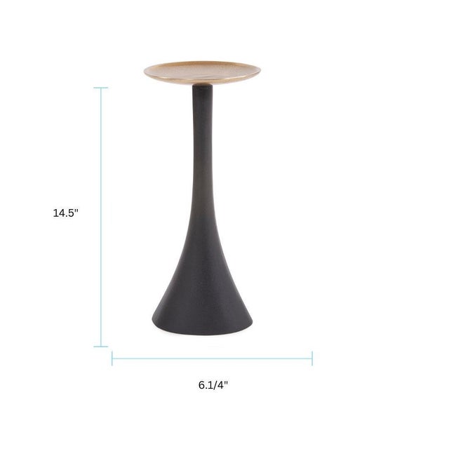 Metal Jordan Aluminum Pillar Candle Holder For Sale - Image 7 of 8