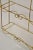 Gold Mid 20th Century Vintage Gold Gilt Metal Hollywood Regency Scrolling Iron 3 Tier Small Wall Shelf For Sale - Image 8 of 10