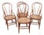 Set of Four Late 19th Century Bentwood Bistro Cafe Dining Chairs For Sale
