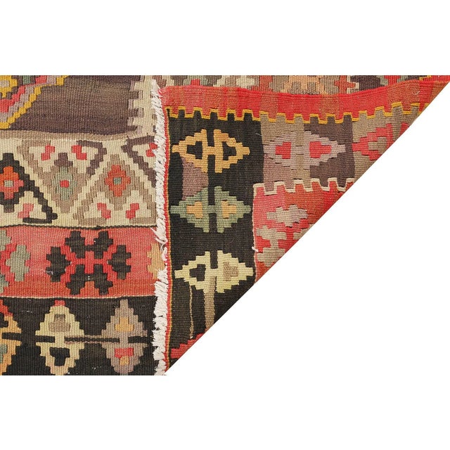 Mid 20th Century Mid 20th Century Large Vintage Turkish Kilim Rug For Sale - Image 5 of 7