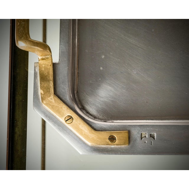 One of kind brutalist tray by David Marshall. Signed on the back. Also features a David Marshall seal on one of the...