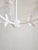 White Florian Troy Lighting White Gesso Leaf Motif Chandelier For Sale - Image 8 of 12