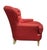 This is an oversized barrel-back upholstered club chair with a continuous, rounded back featuring diamond-button tufting...