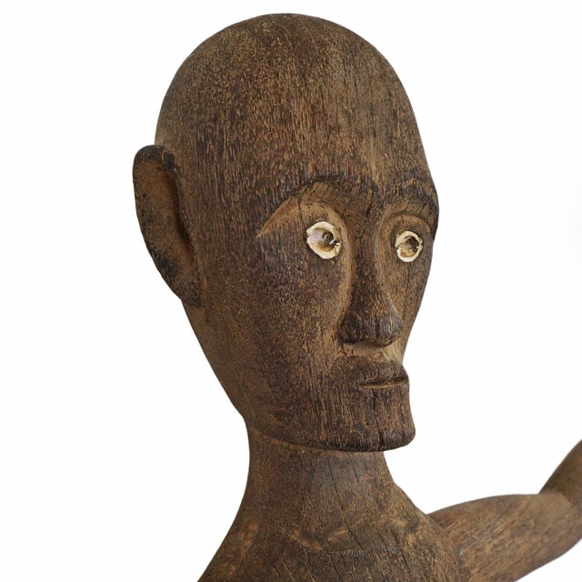 Vintage Pair of Ancestral Borneo Figures For Sale - Image 9 of 9