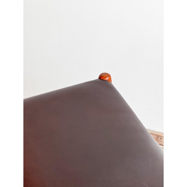 1950s Model 82 Embassy Chair in Teak and Leather by Niels Otto Møller for J.L. Moller For Sale - Image 5 of 16