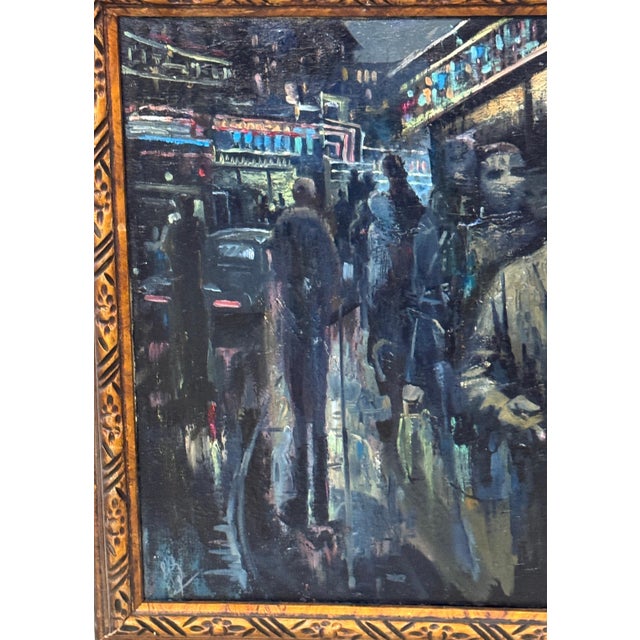 Soviet Leningrad Street Scene by Shalaev, Dated 1989 For Sale In West Palm - Image 6 of 18