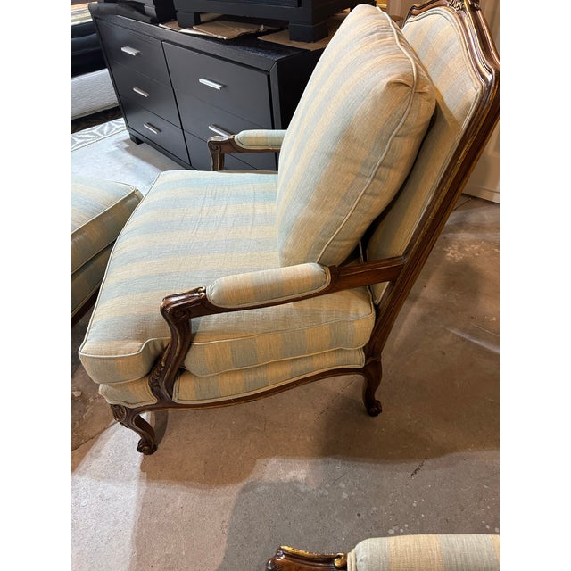 Wood Palm Beach Regency Fauteuil Lounge Set For Sale - Image 7 of 8