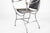 Black Pompei Armchair in Bronze and Black Leather by Alberto Orlandi, 1980s For Sale - Image 8 of 12