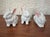 Ceramic Vintage Trio of White Bunny Rabbits For Sale - Image 7 of 9