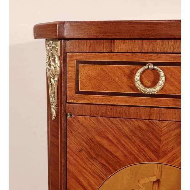 Small Buffet in Precious Wood, Early 20th Century For Sale - Image 9 of 18
