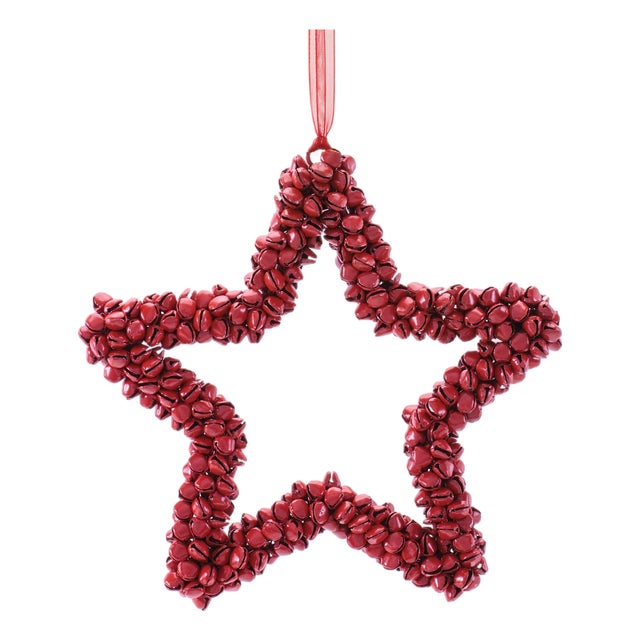 Iron Star Ornament Set of 6  6.5"H For Sale